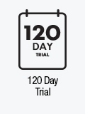 120 Days Trial Period Campaign can be exchanged or refunded for 15% Service Fee.